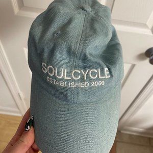 NWOT Soulcycle Denim Baseball Hat